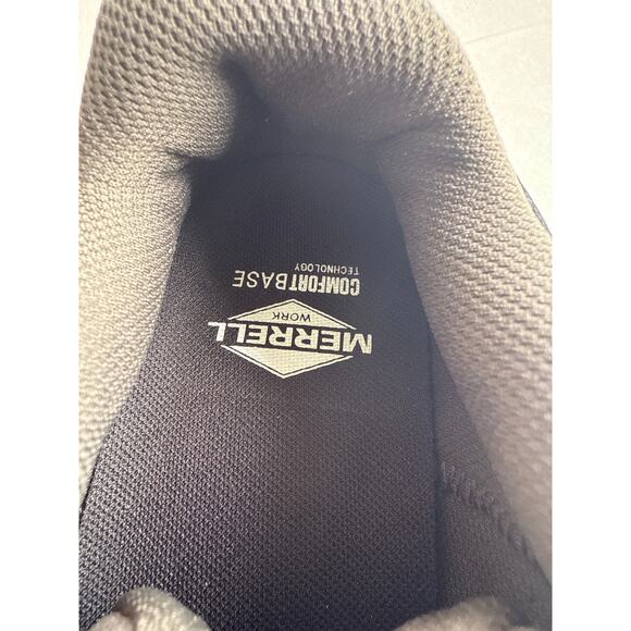 Merrell Siren Safety Work Shoe Women's 8 M Alloy Toe EH Leather Brindle J099322 - Picture 9 of 12